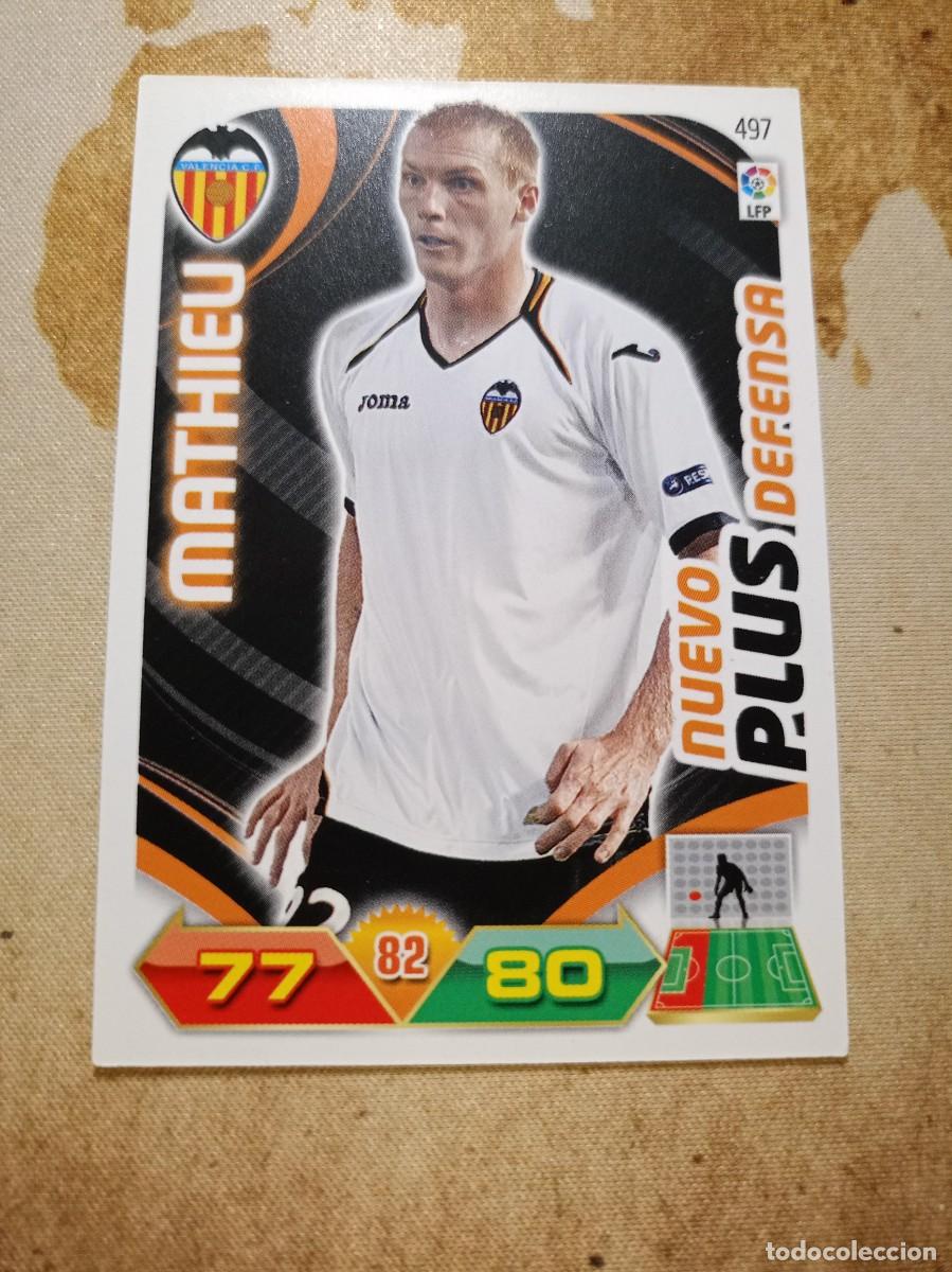Cromos de f&uacute;tbol: Plus Defensa 497 MATHIEU Adrenalyn 2011-12 - Foto 1