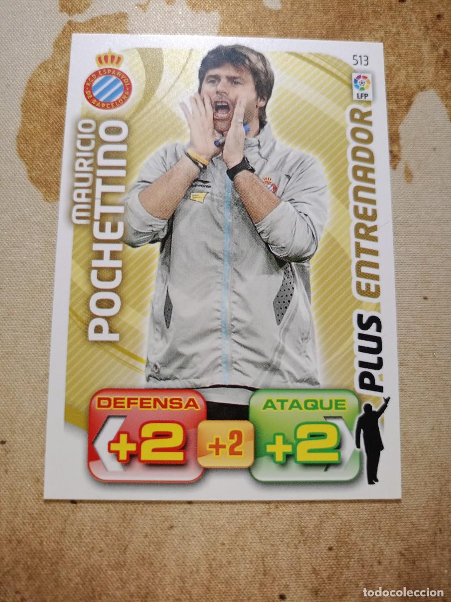 Football Stickers: Plus entrenador 513 MAURICIO POCHETTINO Adrenalyn 2011-12
