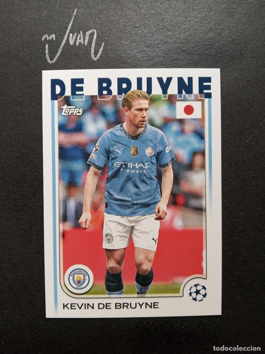 Cartes &agrave; collectionner de Football: N&ordm; 17 JAPAN EDITION DE BRUYNE MANCHESTER CITY ⚽ TOPPS &reg; UEFA CLUB COMPETITIONS 2024 2025 24 25