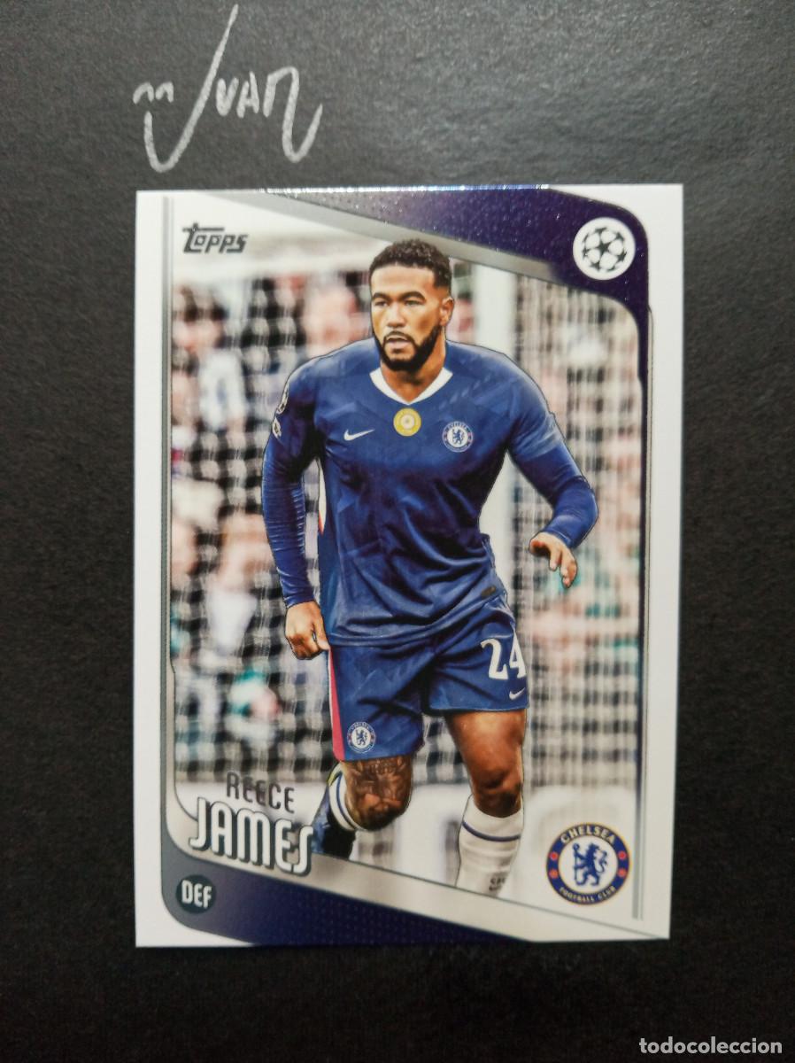 Figurine di Calcio: N&ordm; 70 REECE JAMES CHELSEA ⚽ TOPPS &reg; FLAGSHIP UCC UEFA CLUB COMPETITIONS 2025 2026 25 26 NUEVO
