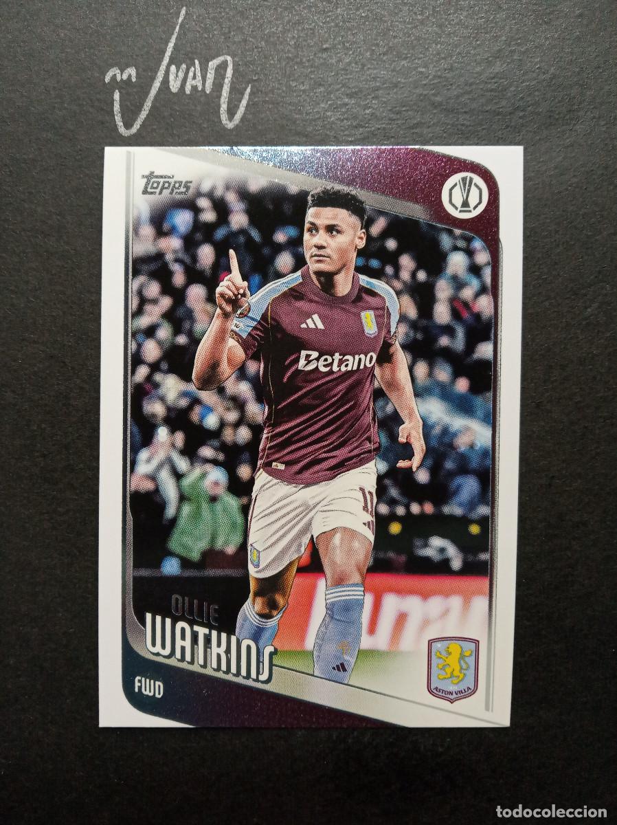 Figurine di Calcio: N&ordm; 124 OLLIE WATKINS ASTON VILLA ⚽ TOPPS &reg; FLAGSHIP UCC UEFA CLUB COMPETITIONS 2025 2026 25 26 NUEVO