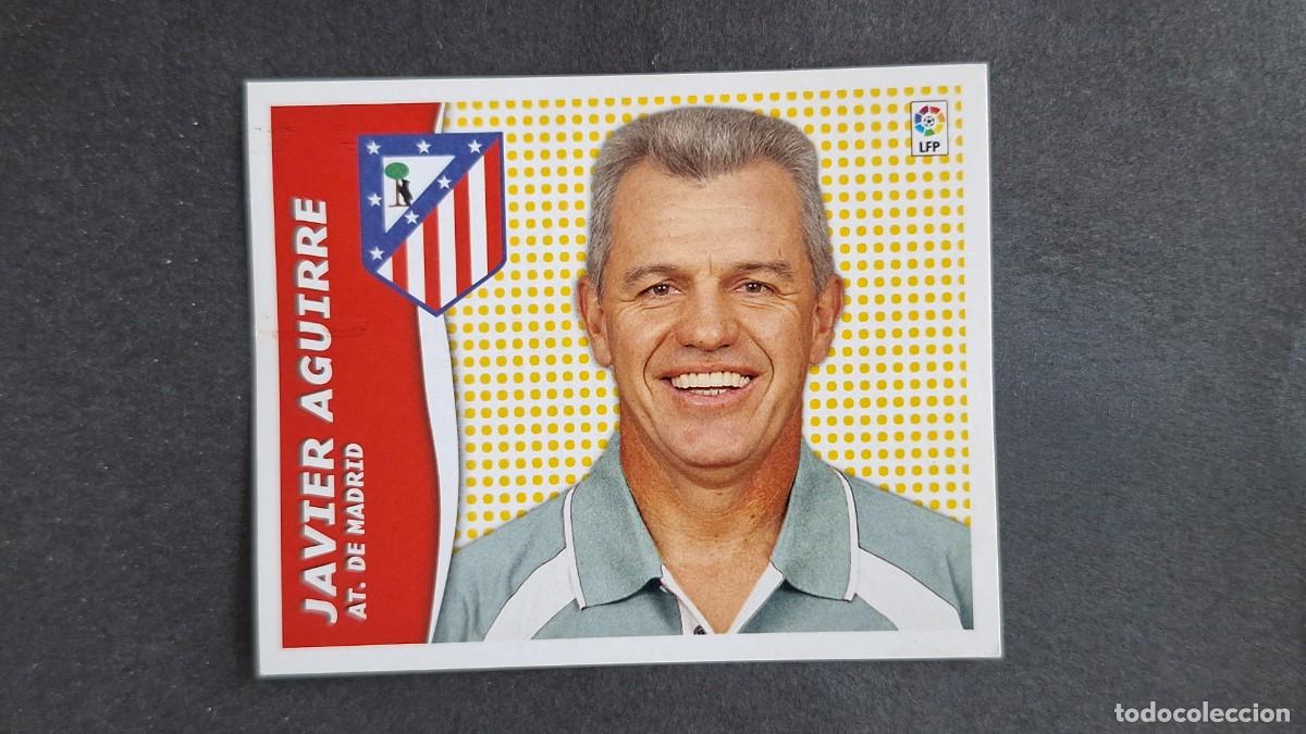 Fu&szlig;ball-Sticker: L3 JAVIER AGUIRRE ENTRENADOR ATLETICO DE MADRID LIGA ESTE 2006 2007 06 07 NUNCA PEGADO SIN PEGAR