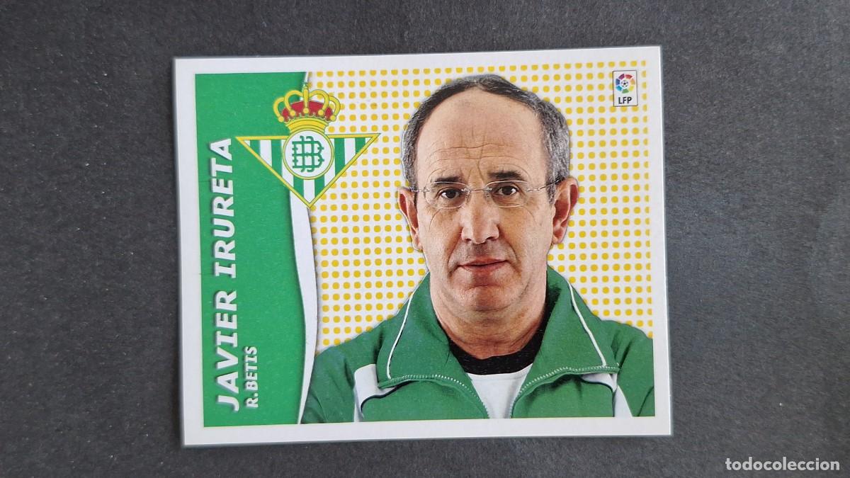 Figurine di Calcio: L3 JAVIER IRURETA ENTRENADOR REAL BETIS BALOMPIE LIGA ESTE 2006 2007 06 07 NUNCA PEGADO SIN PEGAR
