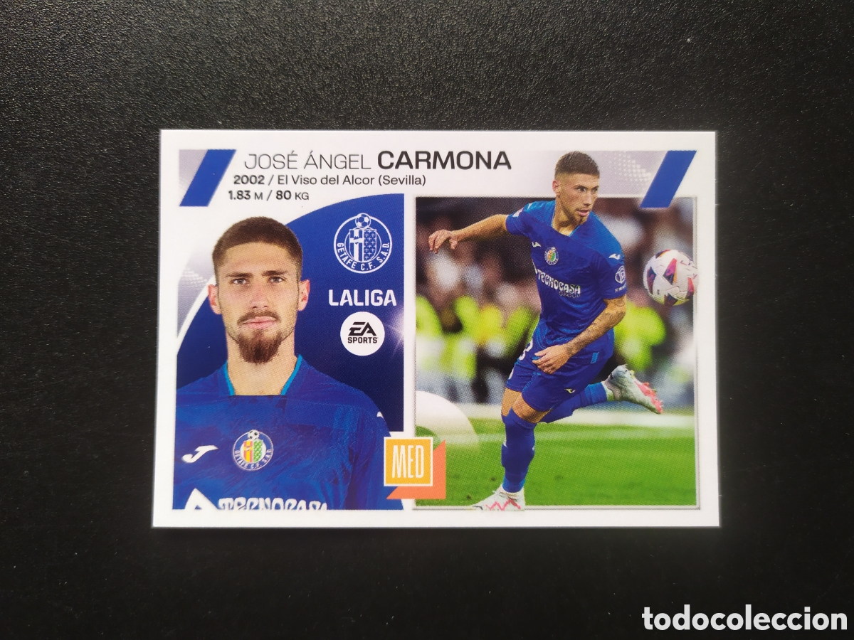 Cromos de f&uacute;tbol: Liga este 2023 2024 23 24 panini Carmona coloca n&deg; 15 bis Getafe