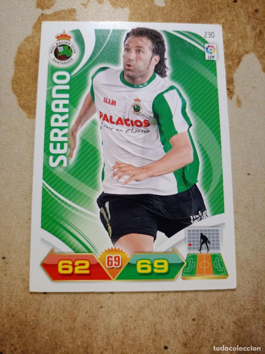 Fu&szlig;ball-Sticker: Racing Santander 230 SERRANO Adrenalyn 2011-12