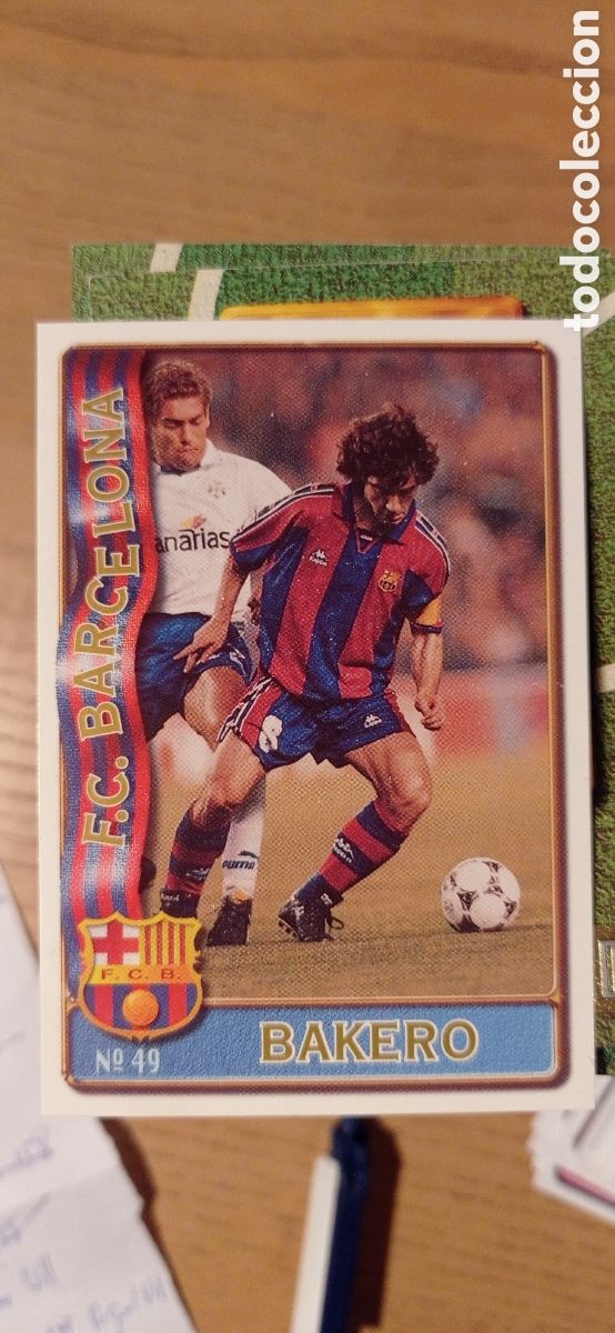 Figurine di Calcio: F.C BARCELONA 49 BAKERO MUNDICROMO 1996 1997