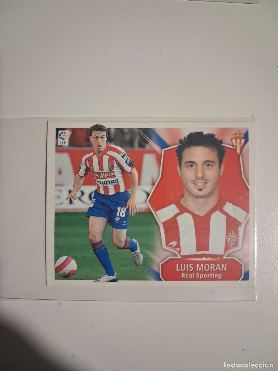 Cromos de F&uacute;tbol: Ediciones Este Liga 2008 2009 08 09 Sin Pegar Real Sporting de Gijon Luis Moran