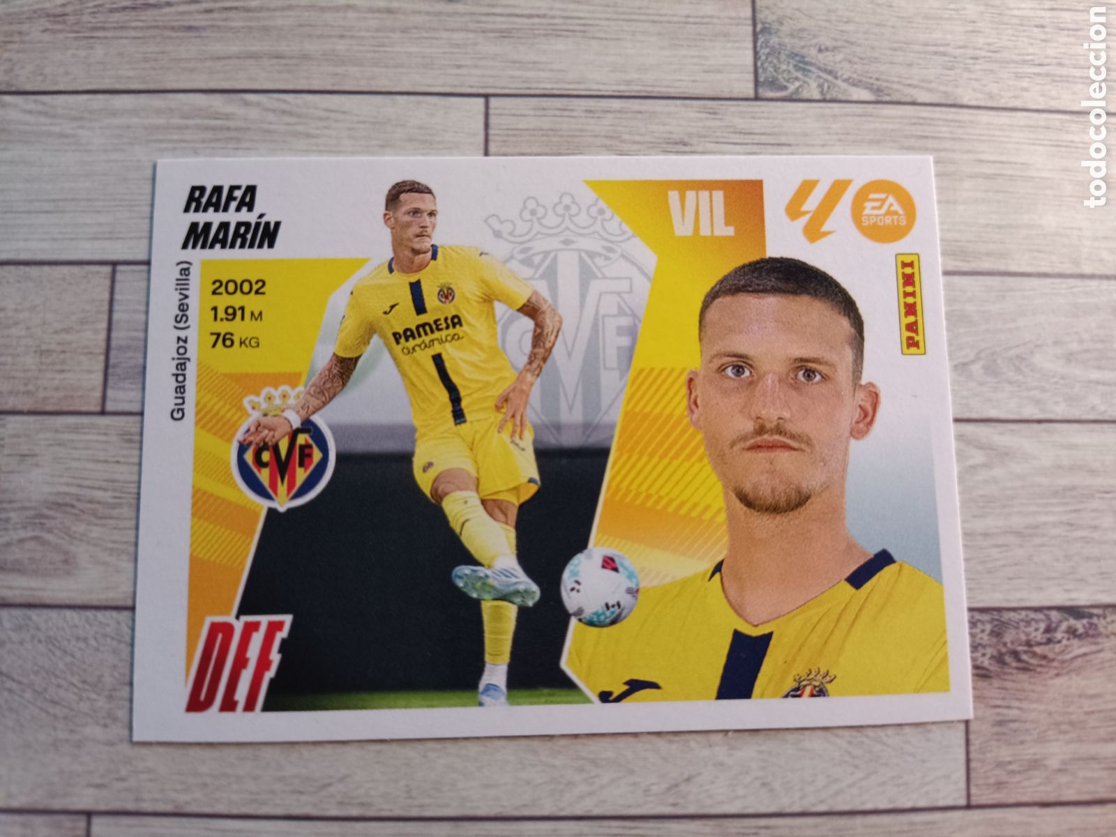 Cartes &agrave; collectionner de Football: 5 RAFA MARIN VILLARREAL ULTIMOS FICHAJES LIGA ESTE 2025 2026 PANINI 25 26