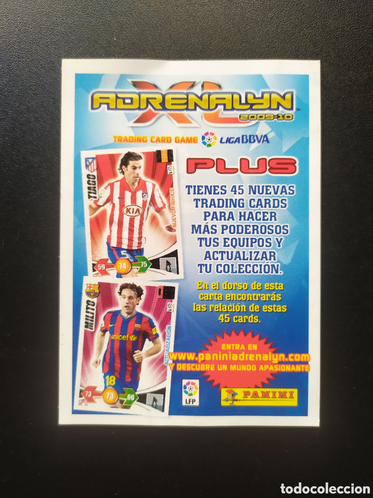 Fu&szlig;ball-Sticker: Adrenalyn 2009 2010 09 10 panini indice actualizaci&oacute;n