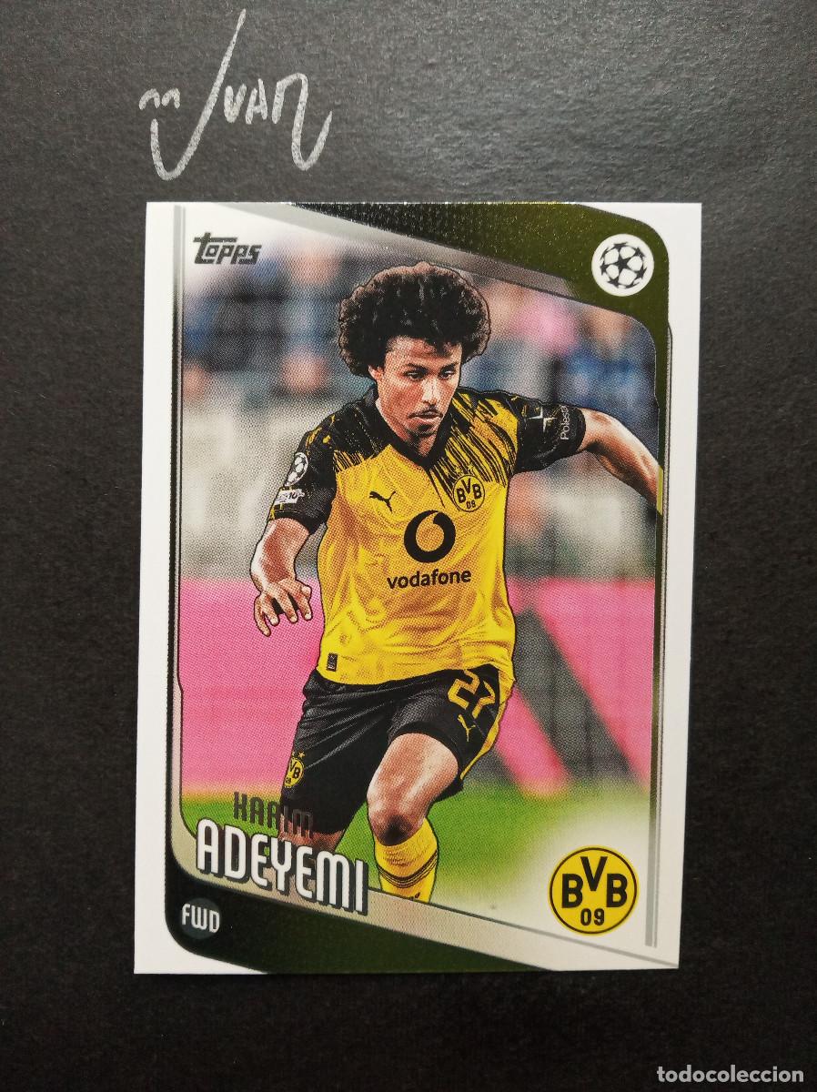 Cromos de f&uacute;tbol: N&ordm; 128 ADEYEMI BORUSSIA DORTMUND ⚽ TOPPS &reg; FLAGSHIP CLUB COMPETITIONS 2025 2026 25 26 NUEVO