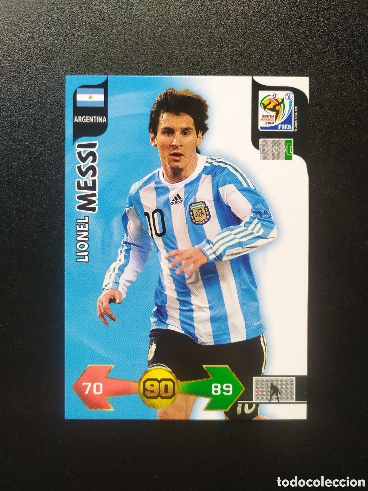 Cromos de F&uacute;tbol: Adrenalyn FIFA world cup Sudafrica 2010 panini Messi Argentina