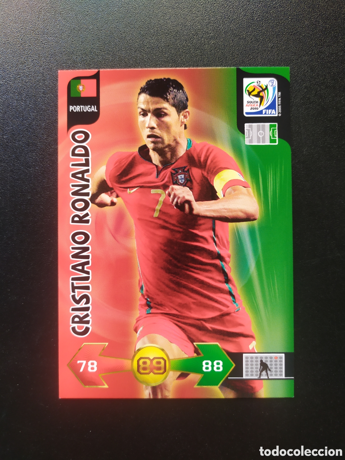 Cromos de F&uacute;tbol: Adrenalyn FIFA world cup Sudafrica 2010 panini Cristiano Ronaldo Portugal