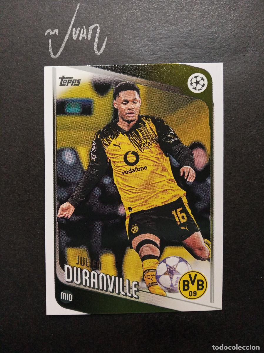 Football Stickers: N&ordm; 25 DURANVILLE BORUSSIA DORTMUND ⚽ TOPPS &reg; FLAGSHIP UEFA CLUB COMPETITIONS 2025 2026 25 26 NUEVO