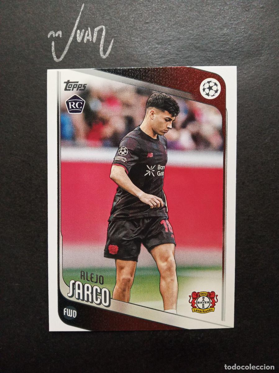 Cartes &agrave; collectionner de Football: N&ordm; 44 ROOKIE ALEJO SARCO BAYER LEVERKUSEN ⚽ TOPPS &reg; FLAGSHIP CLUB COMPETITIONS 2025 2026 25 26 NUEVO