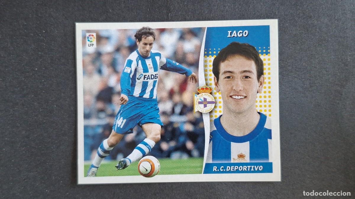 Fu&szlig;ball-Sticker: L3 IAGO DEPORTIVO DE LA CORU&Ntilde;A LIGA ESTE 2006 2007 06 07 NUNCA PEGADO SIN PEGAR