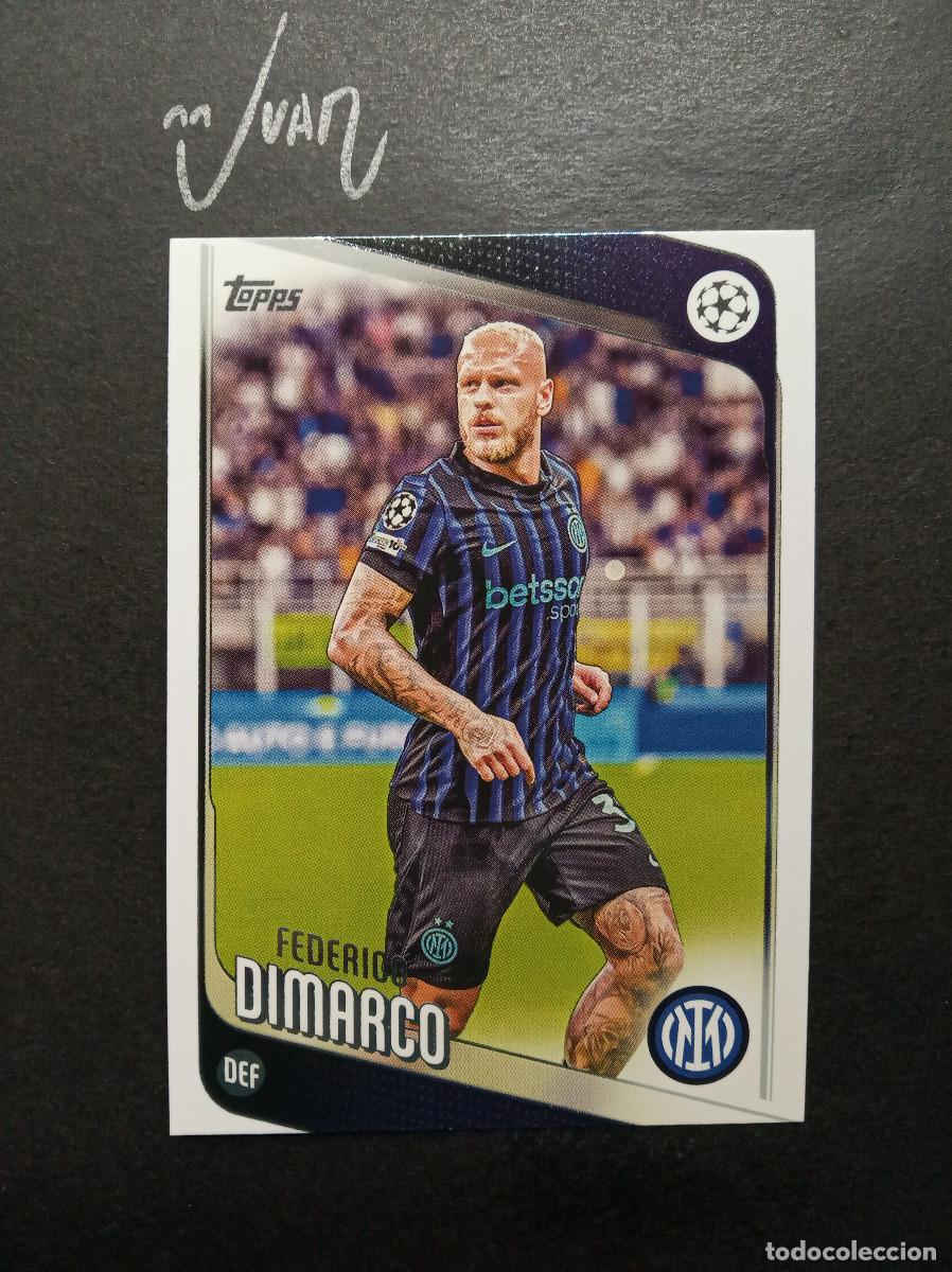 Figurine di Calcio: N&ordm; 37 DIMARCO FC INTERNAZIONALE ⚽ TOPPS &reg; FLAGSHIP CLUB COMPETITIONS 2025 2026 25 26 NUEVO