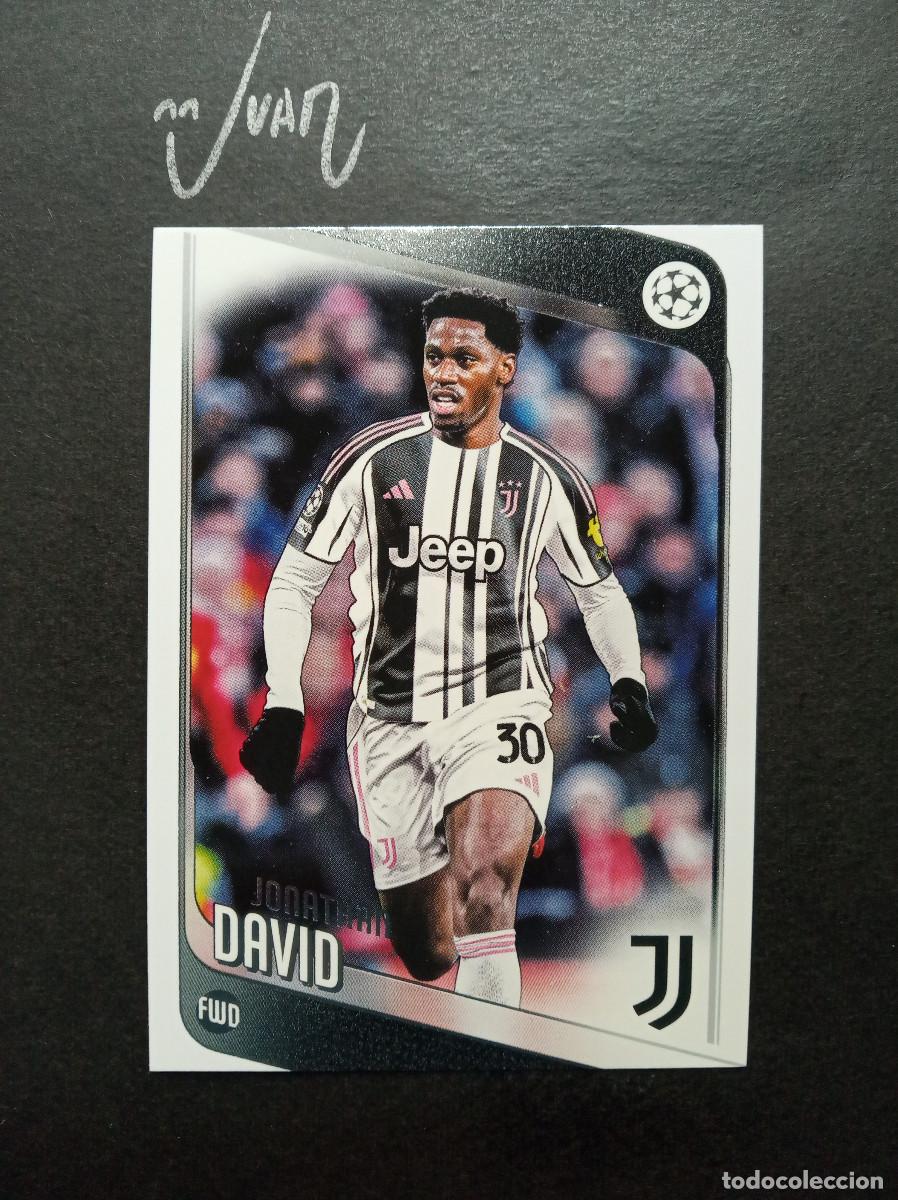 Cartes &agrave; collectionner de Football: N&ordm; 17 JONATHAN DAVID JUVENTUS ⚽ TOPPS &reg; FLAGSHIP UEFA CLUB COMPETITIONS 2025 2026 25 26 NUEVO