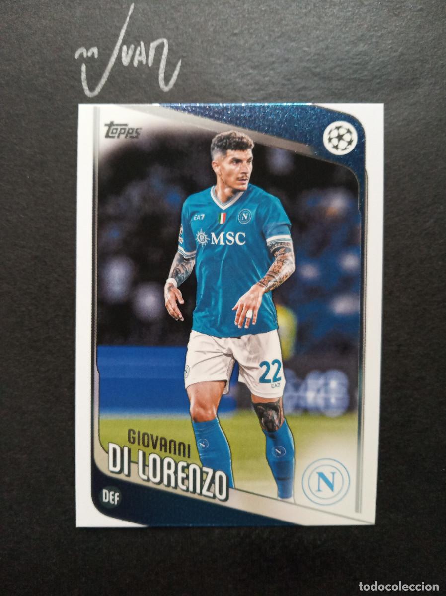 Figurine di Calcio: N&ordm; 77 DI LORENZO NAPOLES ⚽ TOPPS &reg; FLAGSHIP UEFA CLUB COMPETITIONS 2025 2026 25 26 NUEVO