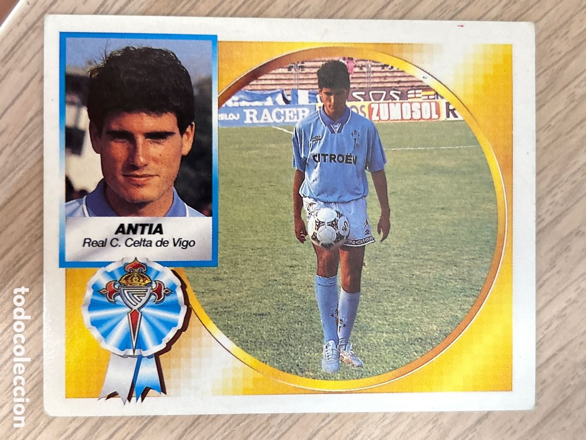 Fu&szlig;ball-Sticker: ANTIA CELTA FICHAJE 29 LIGA ESTE 1994 1995 94 95 NUNCA PEGADO SIN PEGAR
