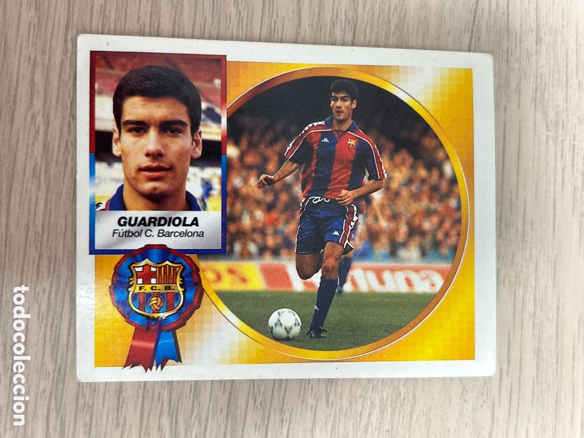 Cromos de F&uacute;tbol: GUARDIOLA BARCELONA LIGA ESTE 1994 1995 94 95 NUNCA PEGADO SIN PEGAR
