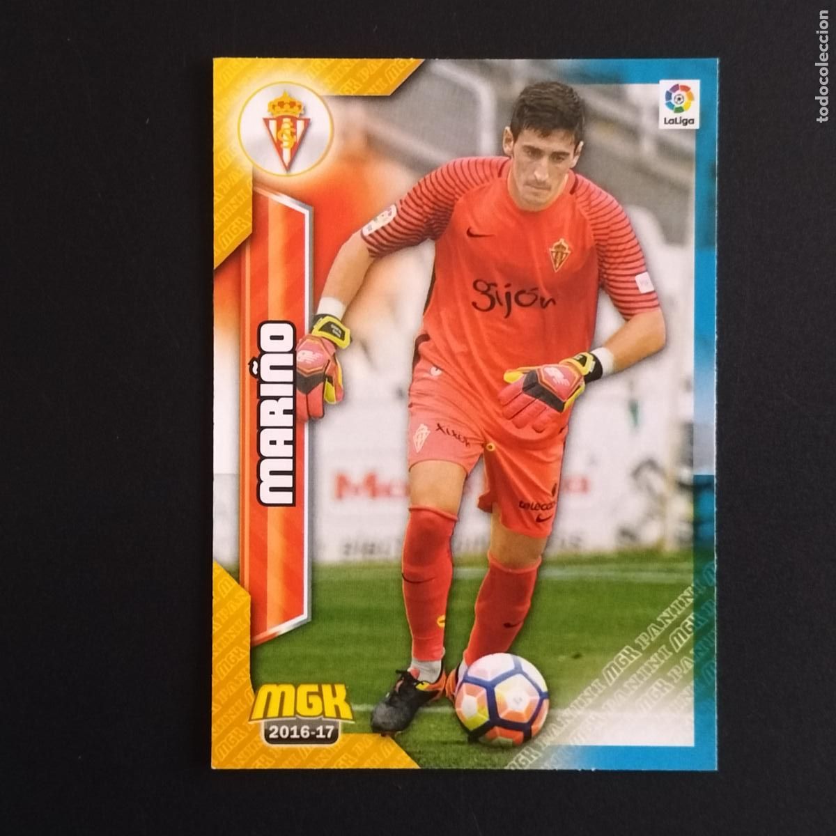 Cromos de F&uacute;tbol: MGK 463 MARI&Ntilde;O SPORTING GIJON CROMOS MEGACRACKS LIGA FUTBOL 2016 2017 16 17
