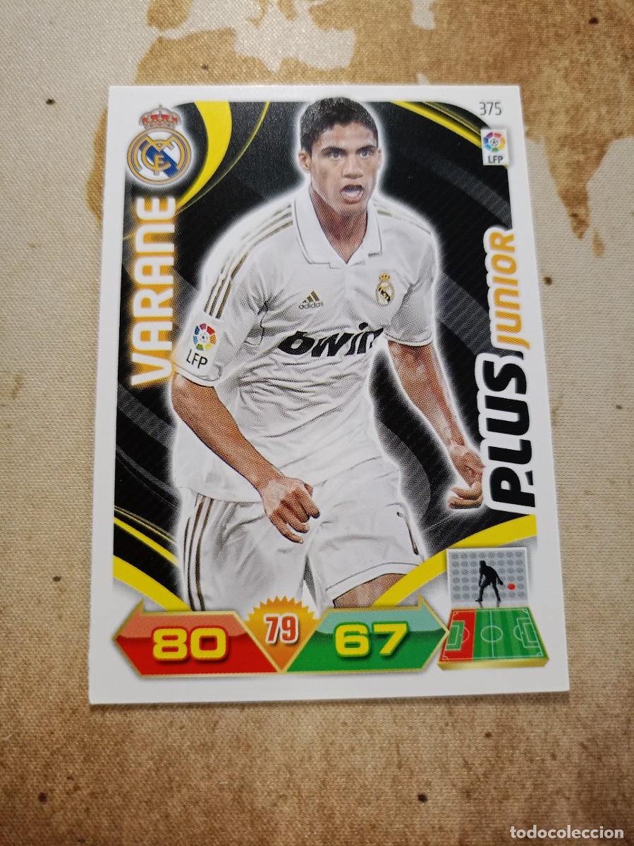 Football Stickers: PLUS Junior 375 VARANE Adrenalyn 2011-12
