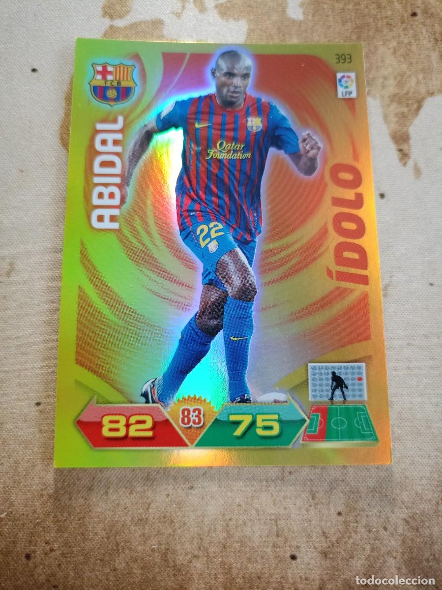 Cartes &agrave; collectionner de Football: &Iacute;dolo 393 ABIDAL Adrenalyn 2011-12