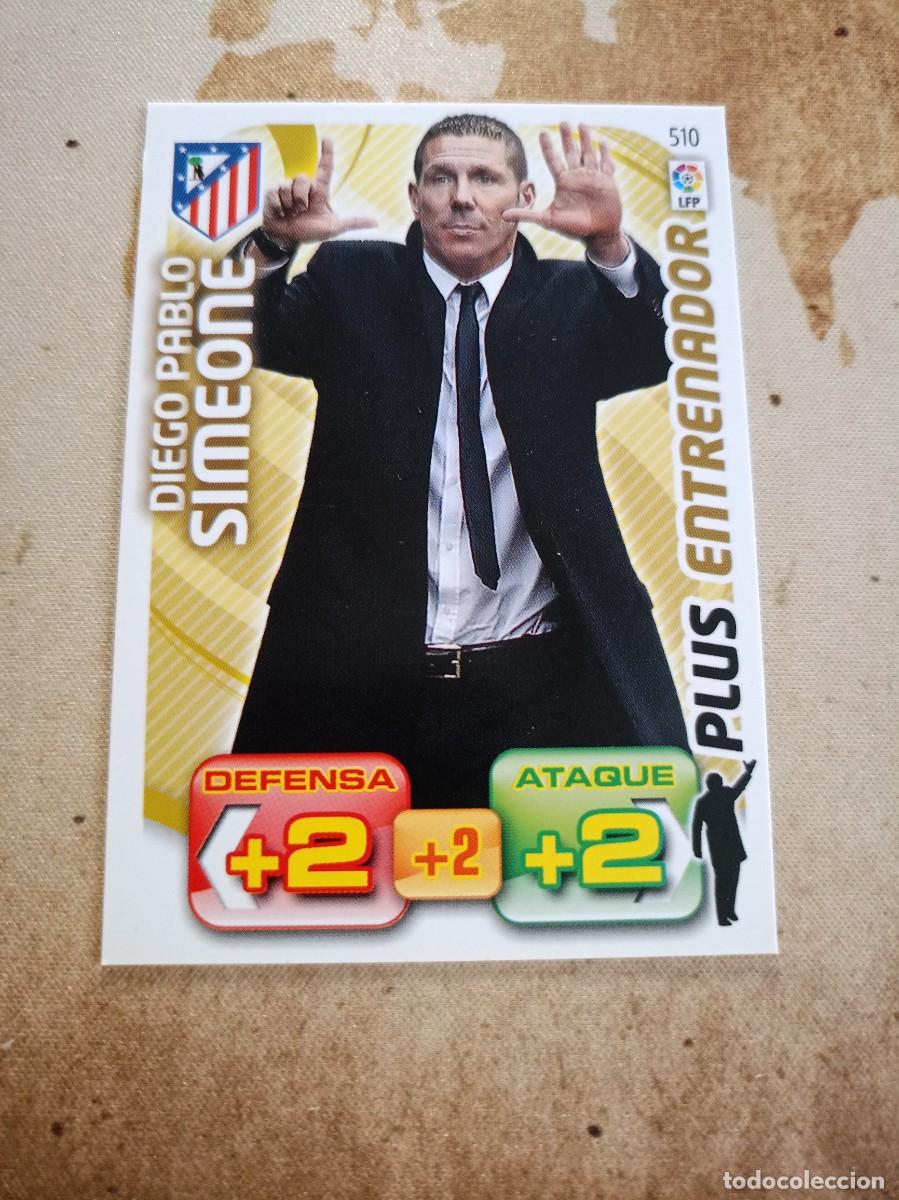 Cromos de F&uacute;tbol: PLUS Entrenador 510 DIEGO PABLO SIMEONE Adrenalyn 2011-12