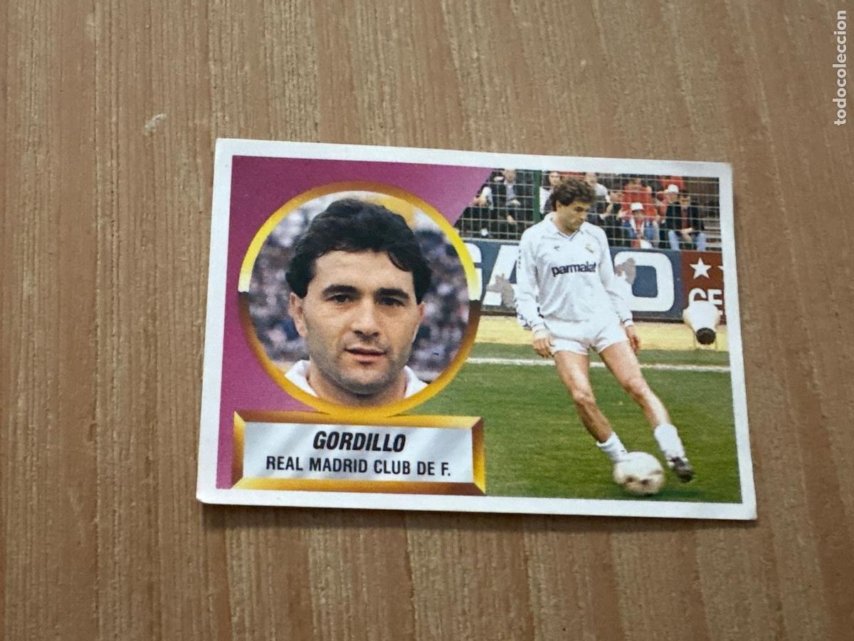 Football Stickers: 16. CROMO LIGA ESTE SIN PEGAR 1988-89 88-89 GORDILLO REAL MADRID