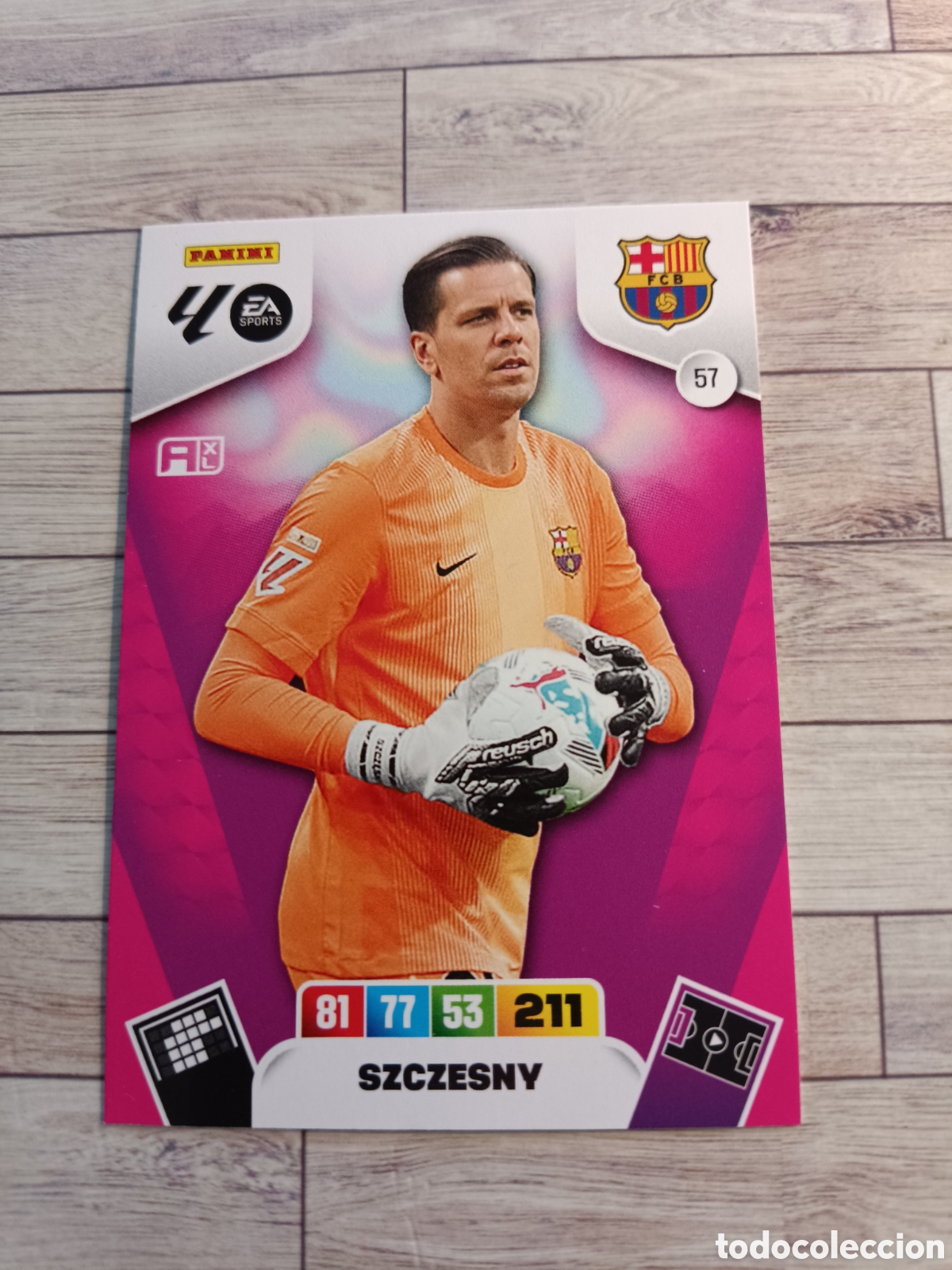 Cromos de f&uacute;tbol: 57 SCZESNY BARCELONA ADRENALYN XL LIGA 2025 2026 PANINI 25 26