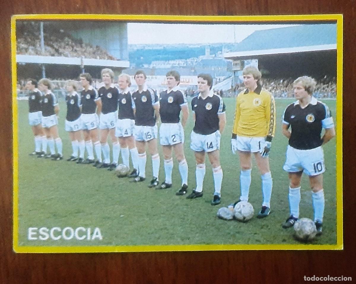 Cromos de F&uacute;tbol: CROMO NUNCA PEGADO - Mundial ESPA&Ntilde;A 1982 - F&uacute;tbol en Acci&oacute;n - DANONE 82 - n&uacute;m 40 ESCOCIA