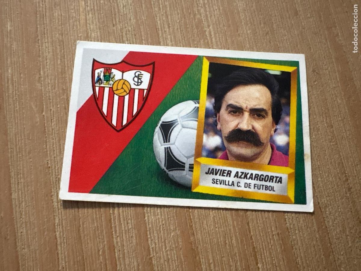 Cromos de F&uacute;tbol: 16. CROMO LIGA ESTE SIN PEGAR 1988-89 88-89 JAVIER AZKARGORTA SEVILLA