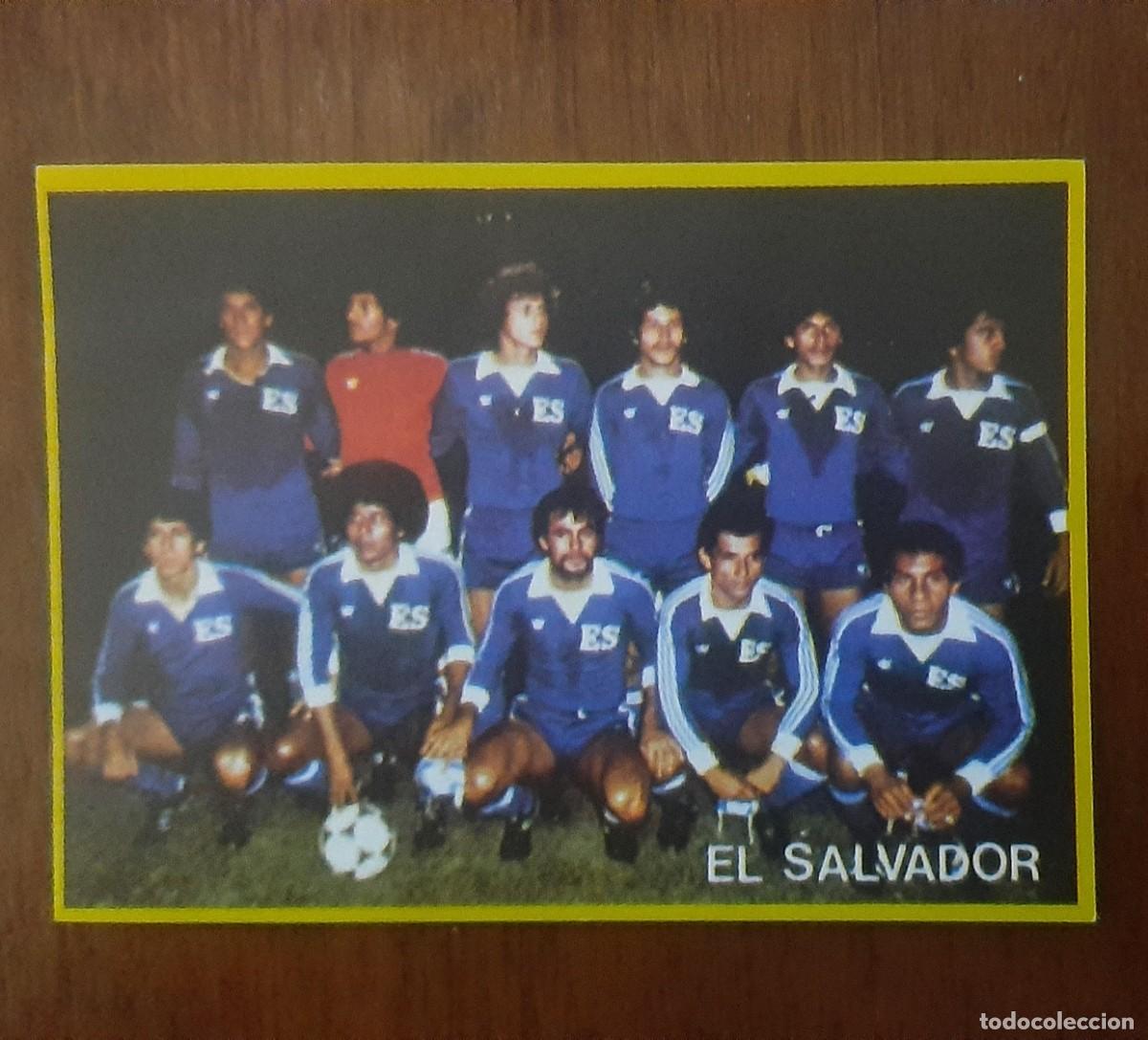 Cromos de F&uacute;tbol: CROMO NUNCA PEGADO - Mundial ESPA&Ntilde;A 1982 - F&uacute;tbol en Acci&oacute;n - DANONE 82 - n&uacute;m 55 EL SALVADOR