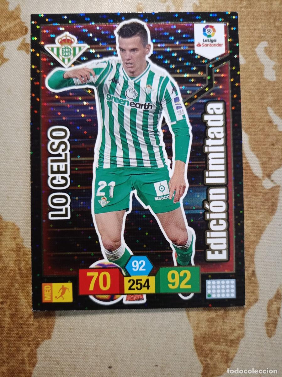 Cromos de F&uacute;tbol: Edici&oacute;n Limitada LO CELSO Adrenalyn 2018-19