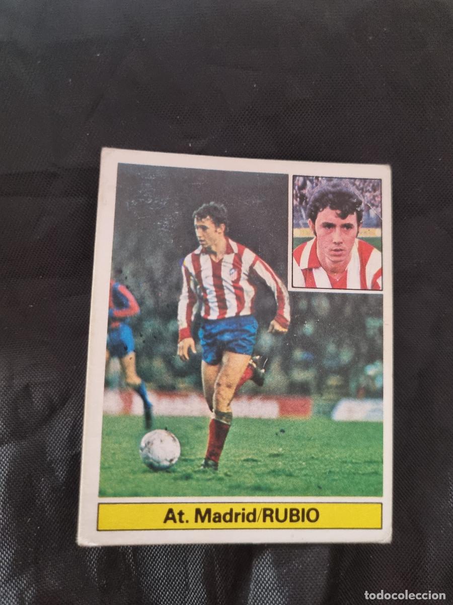 Football Stickers: RUBIO. AT. MADRID. SIN PEGAR.EDICIONES ESTE LIGA 1981/82. 81/82. 1981/1982. PEDIDO MINIMO 3&euro;