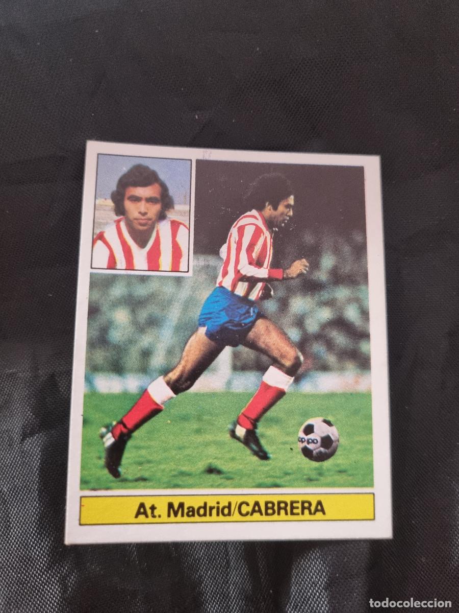 Cromos de F&uacute;tbol: CABRERA. AT. MADRID. SIN PEGAR.EDICIONES ESTE LIGA 1981/82. 81/82. 1981/1982. PEDIDO MINIMO 3&euro;