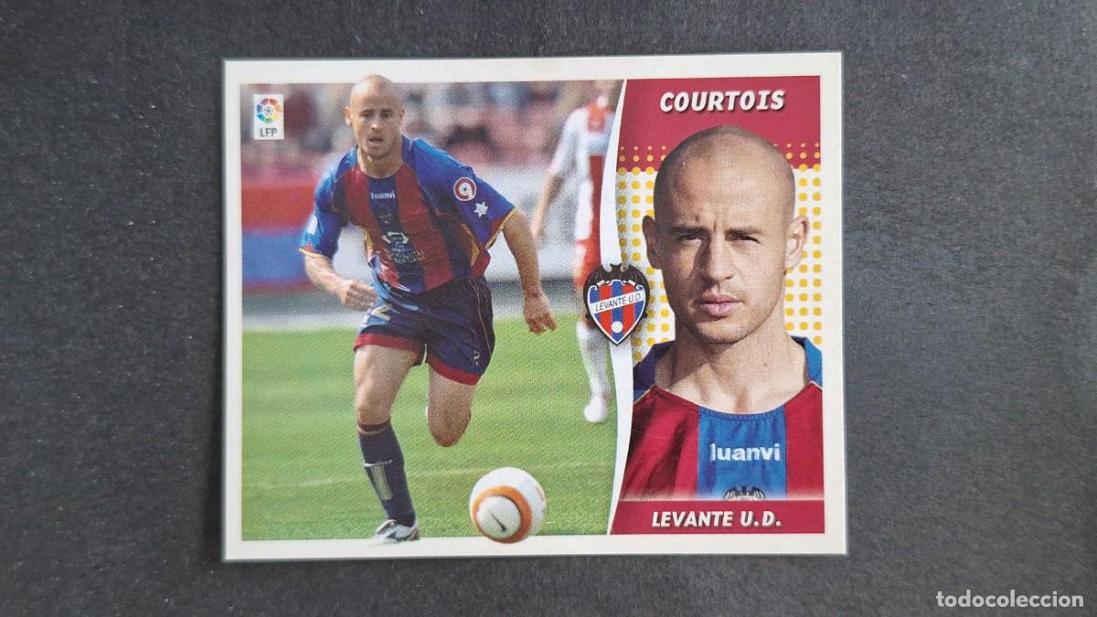 Cromos de F&uacute;tbol: L3 COURTOIS LEVANTE U. D. LIGA ESTE 2006 2007 06 07 NUNCA PEGADO SIN PEGAR