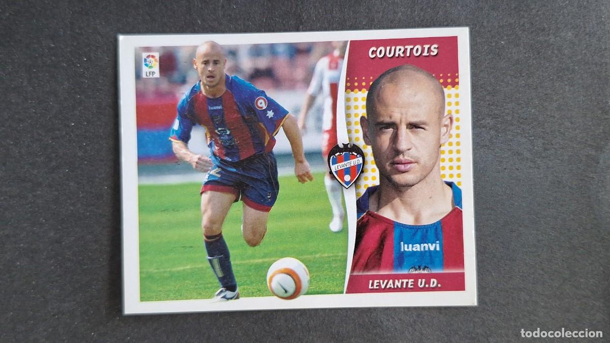 Cromos de F&uacute;tbol: L3 COURTOIS LEVANTE U. D. LIGA ESTE 2006 2007 06 07 NUNCA PEGADO SIN PEGAR
