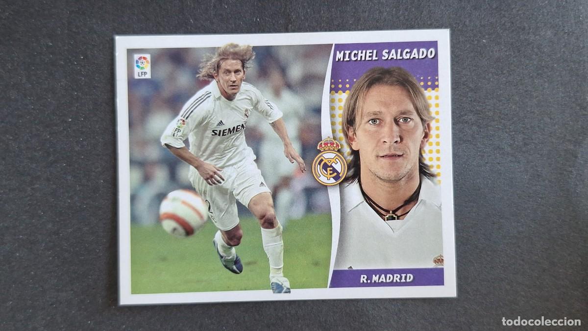 Fu&szlig;ball-Sticker: L3 MICHEL SALGADO REAL MADRID LIGA ESTE 2006 2007 06 07 NUNCA PEGADO SIN PEGAR