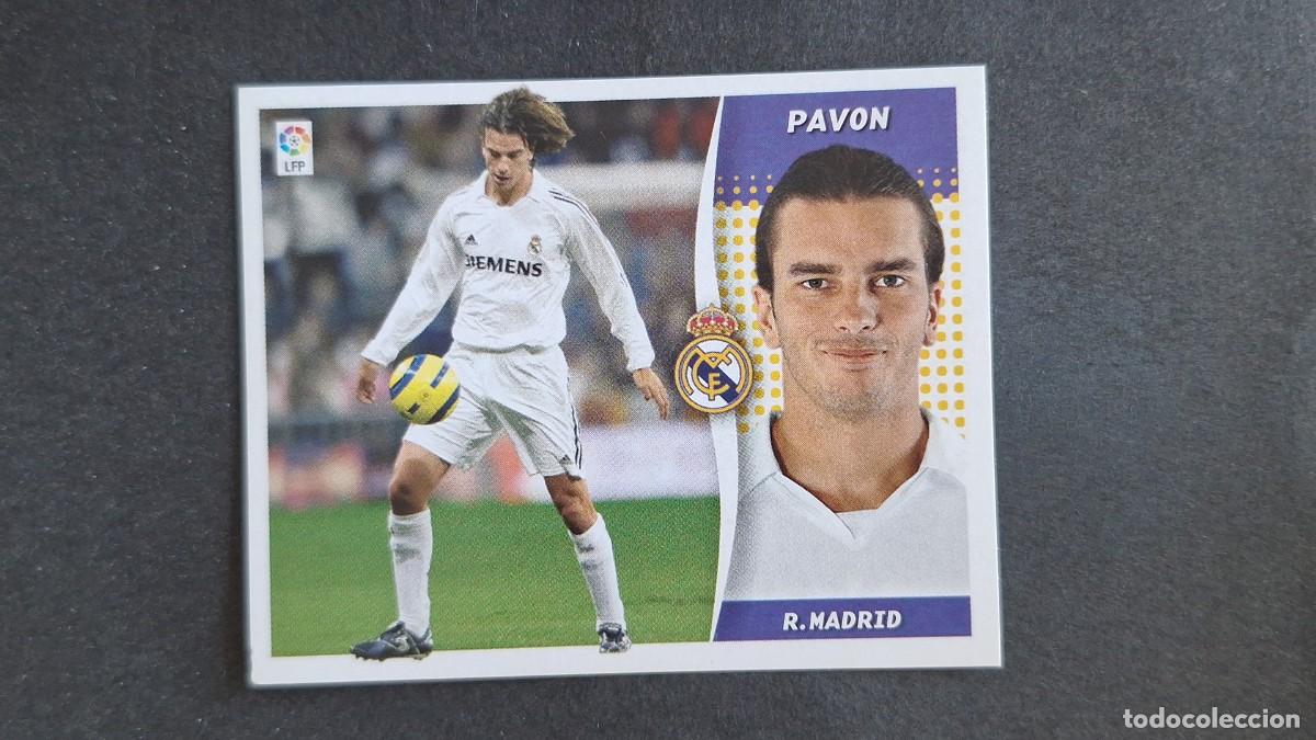 Figurine di Calcio: L3 PAVON REAL MADRID LIGA ESTE 2006 2007 06 07 NUNCA PEGADO SIN PEGAR