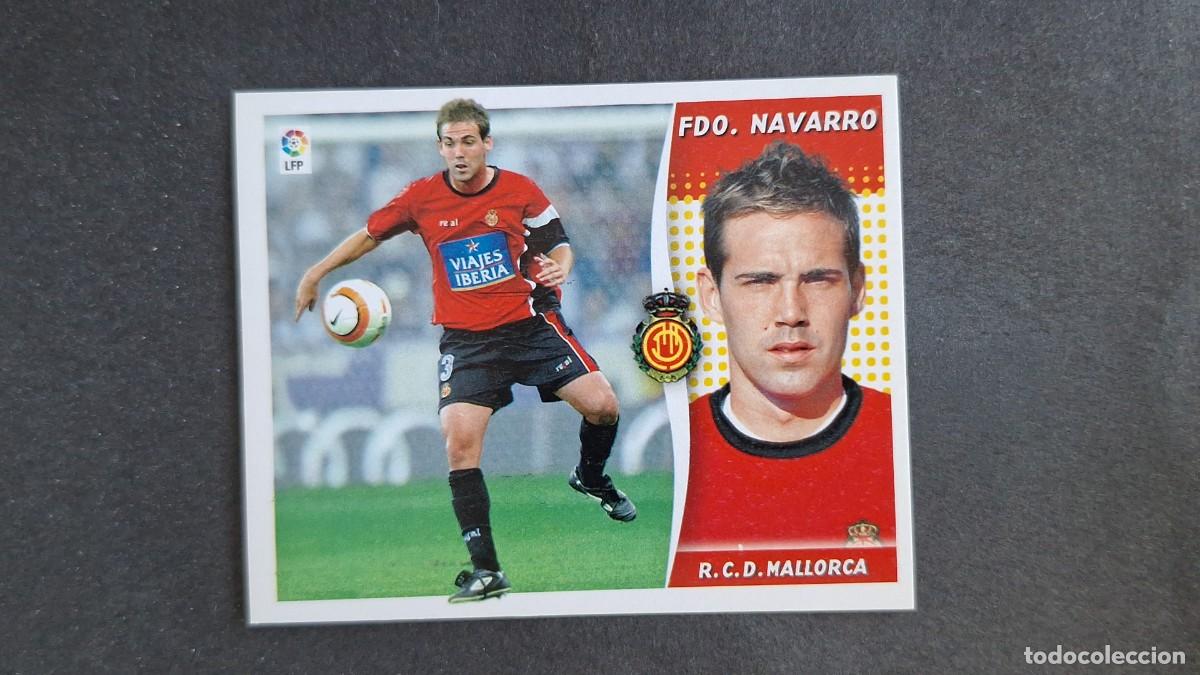 Figurine di Calcio: L3 FERNANDO NAVARRO R. C. D. MALLORCA LIGA ESTE 2006 2007 06 07 NUNCA PEGADO SIN PEGAR