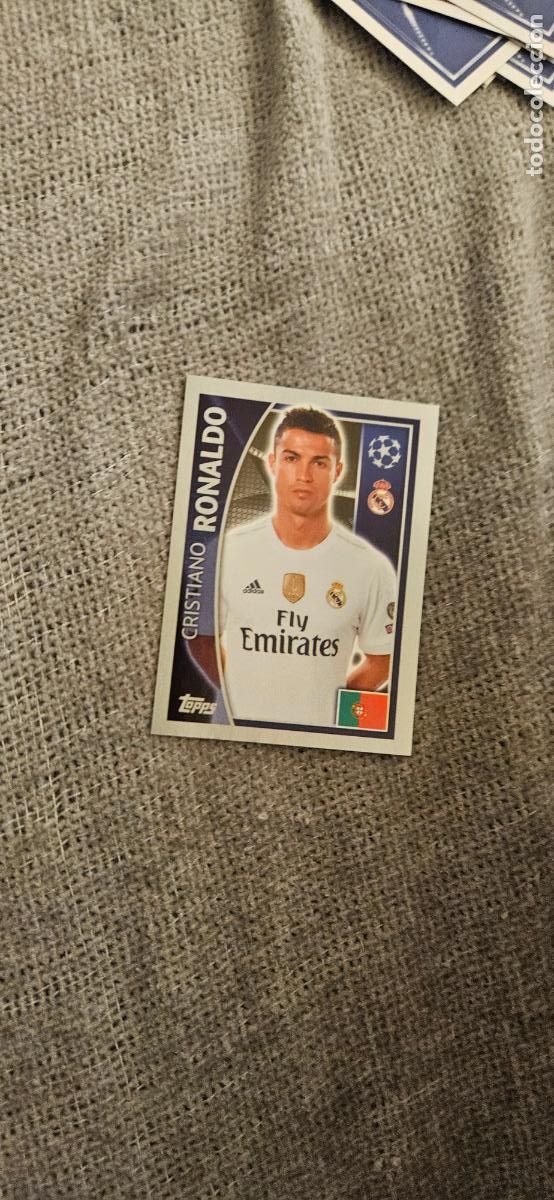 Cromos de F&uacute;tbol: champions league 43 cristiano ronaldo 2015 2016 15 16 stickets topps