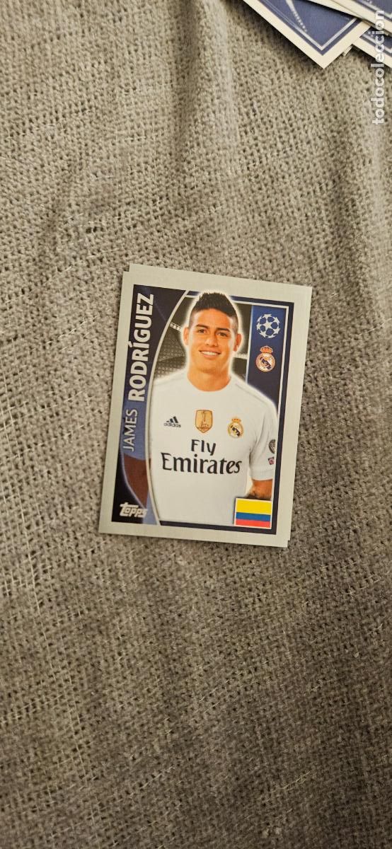Figurine di Calcio: champions league 41 james rodriguez real madrid 2015 2016 15 16 stickets topps