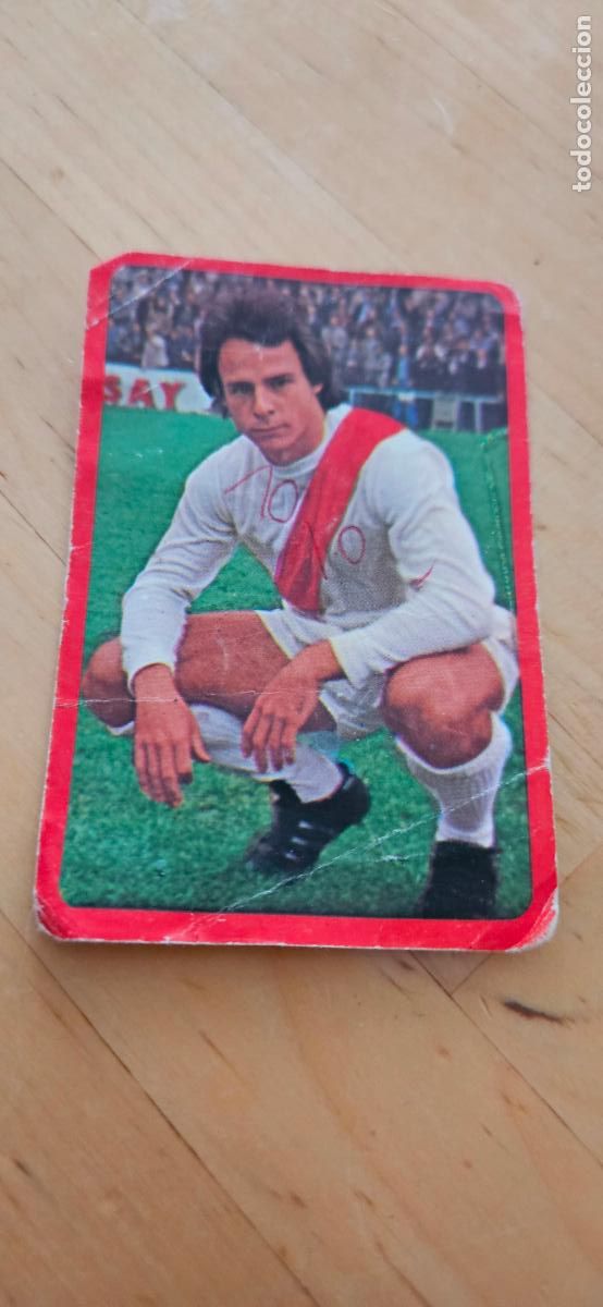 Cromos de F&uacute;tbol: anero 310 rayo vallecano campeonato nacional de futbol 1977 1978 77 78 sin pegar ruiz romero