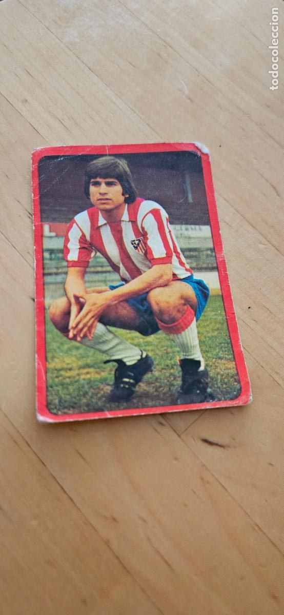 Cromos de F&uacute;tbol: 16 marcelino atletico de madrid campeonato nacional de futbol 1977 1978 77 78 sin pegar ruiz romero
