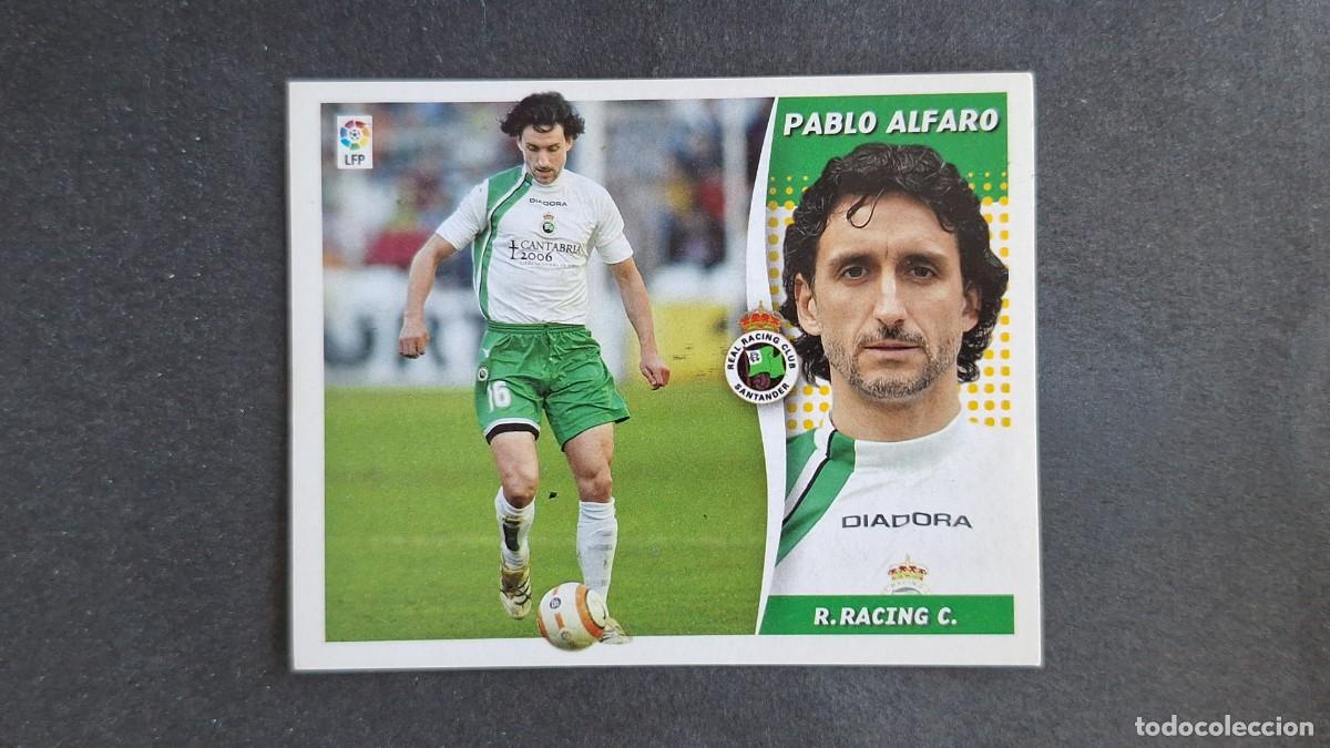 Figurine di Calcio: L3 PABLO ALFARO RACING DE SANTANDER LIGA ESTE 2006 2007 06 07 NUNCA PEGADO SIN PEGAR