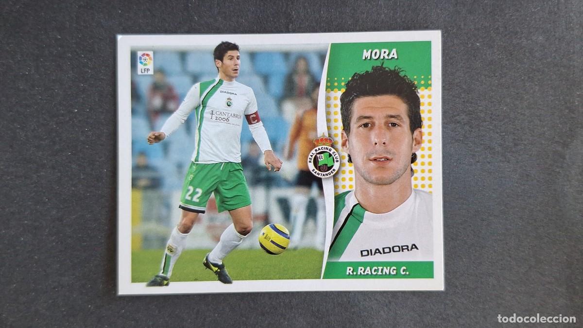 Fu&szlig;ball-Sticker: L3 MORA RACING DE SANTANDER LIGA ESTE 2006 2007 06 07 NUNCA PEGADO SIN PEGAR