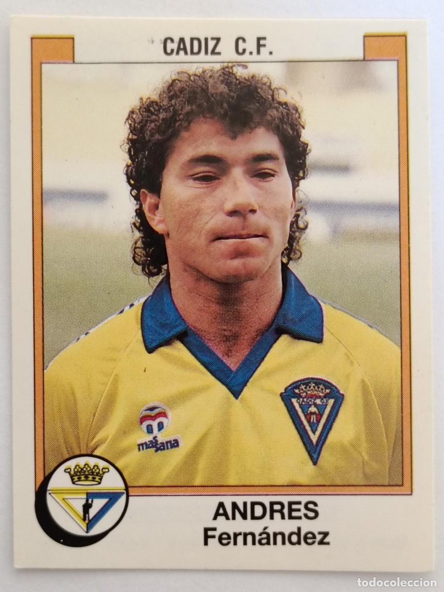 Fu&szlig;ball-Sticker: #91 ANDRES CADIZ C.F. FUTBOL 88 PANINI