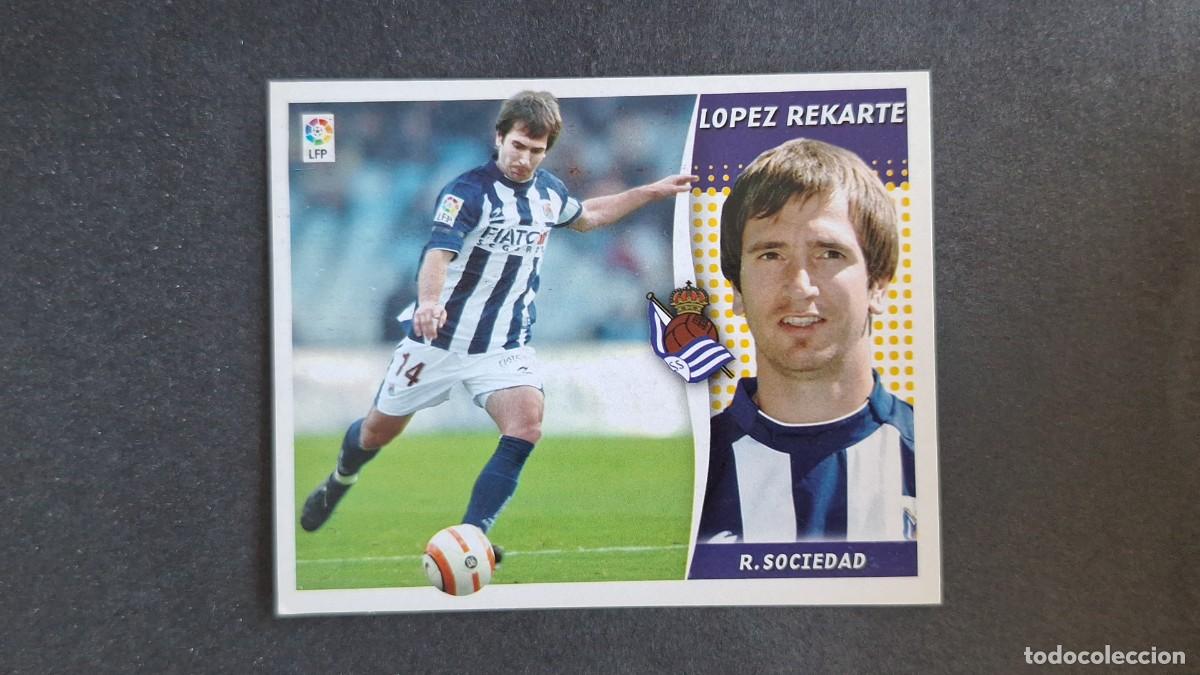 Fu&szlig;ball-Sticker: L3 LOPEZ REKARTE REAL SOCIEDAD LIGA ESTE 2006 2007 06 07 NUNCA PEGADO SIN PEGAR
