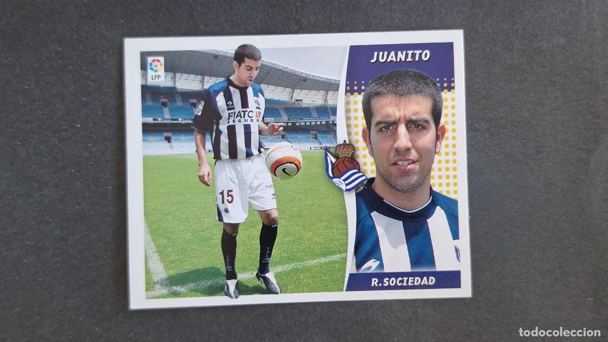 Fu&szlig;ball-Sticker: L3 JUANITO REAL SOCIEDAD LIGA ESTE 2006 2007 06 07 NUNCA PEGADO SIN PEGAR